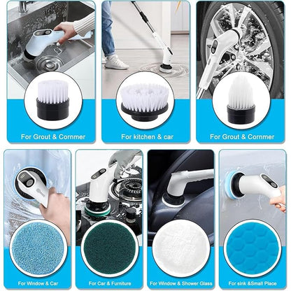 ProGlide Scrubber  9-in-1™ Rechargable 🔋 2600mAh,🕒 120 Min Use